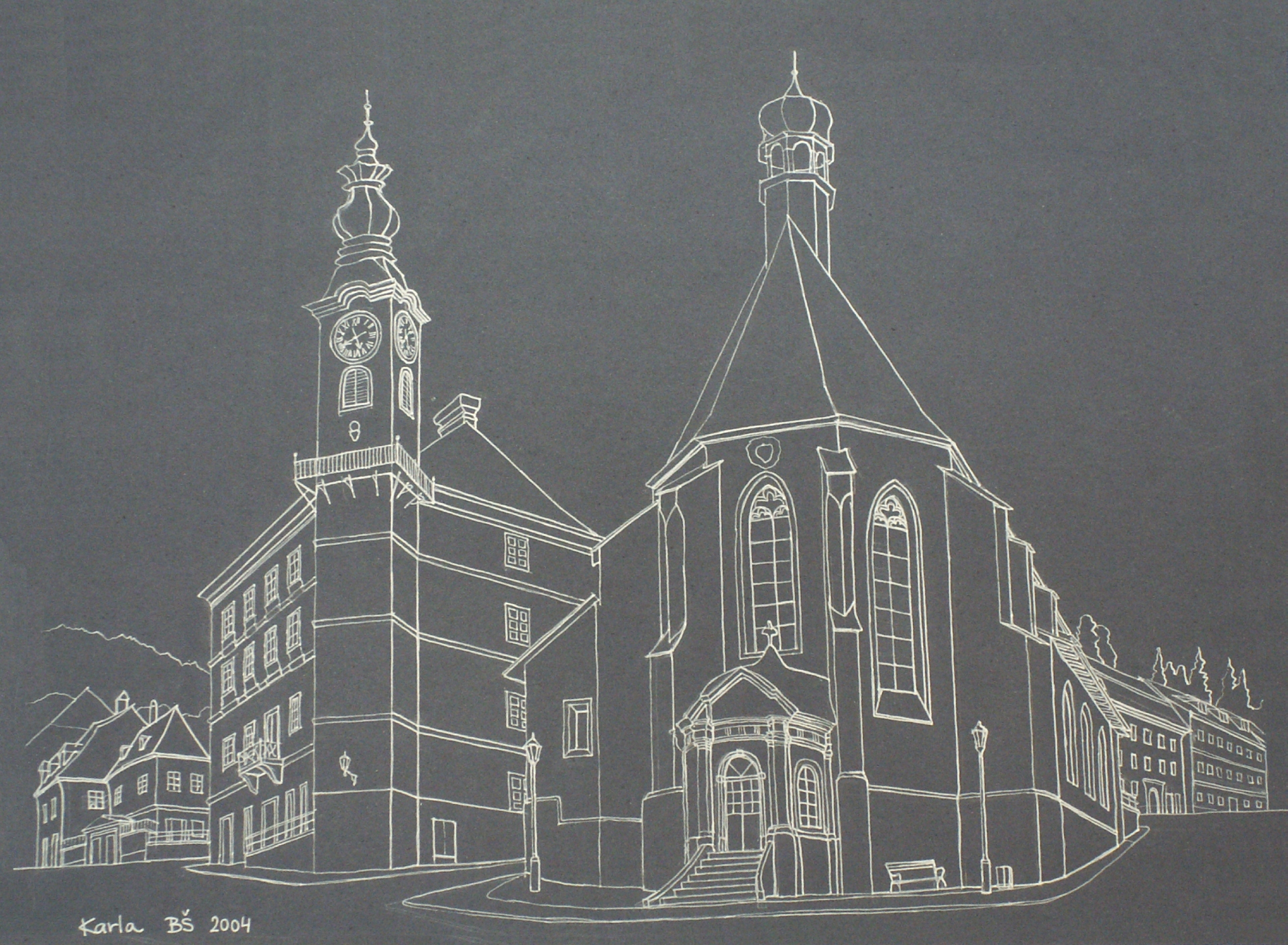 Banská Štiavnica, cathedral