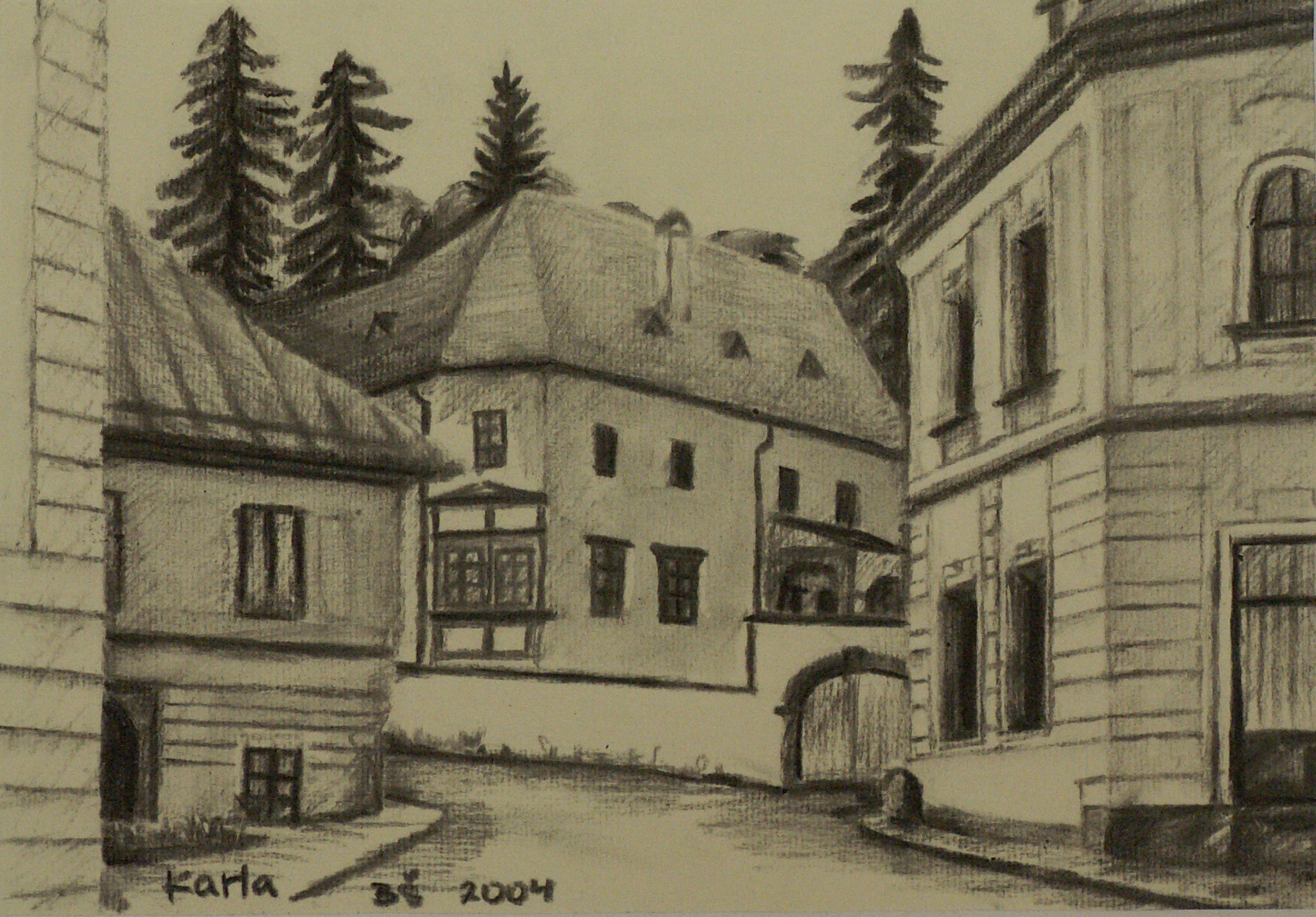 Banská Štiavnica, street